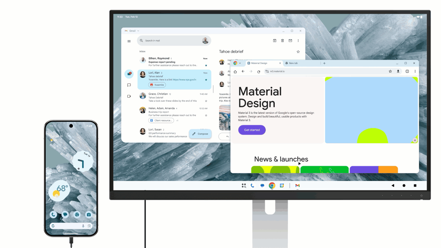 A Windowing animation on Material 3