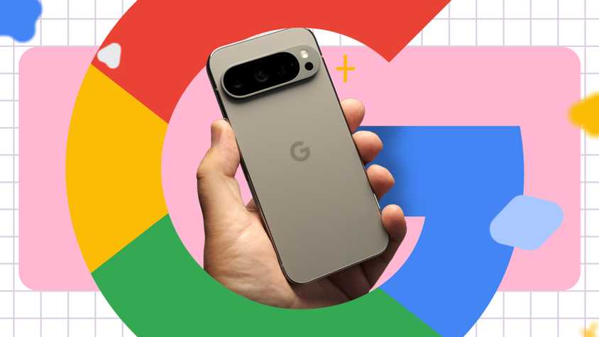 An imge of the Pixel 6 Pro highlighting its fingerprint biometrics.