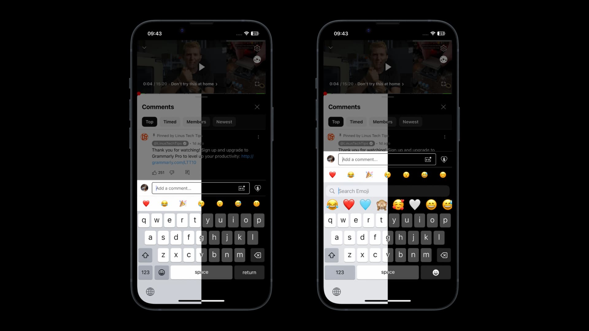 OledKeyboard jailbreak tweak banner.