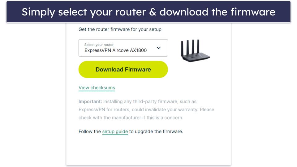 🥇1. ExpressVPN — Best Overall VPN for Routers in 2026