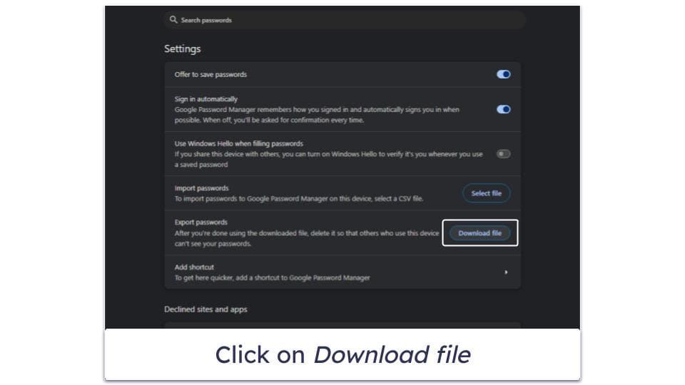 How to Manage Saved Passwords in Chrome