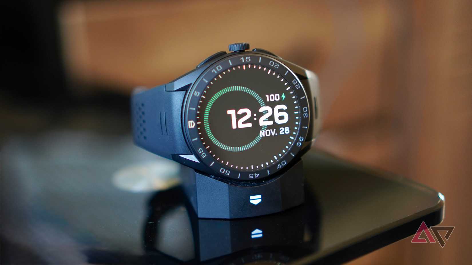 The Nothing Phone 2 with the Glyph Interface lights active