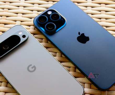 Both Google Pixel Watch 3 versions, side-by-side. 41mm and 45mm.