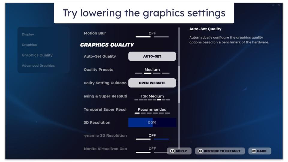 How to Fix Fortnite Lag