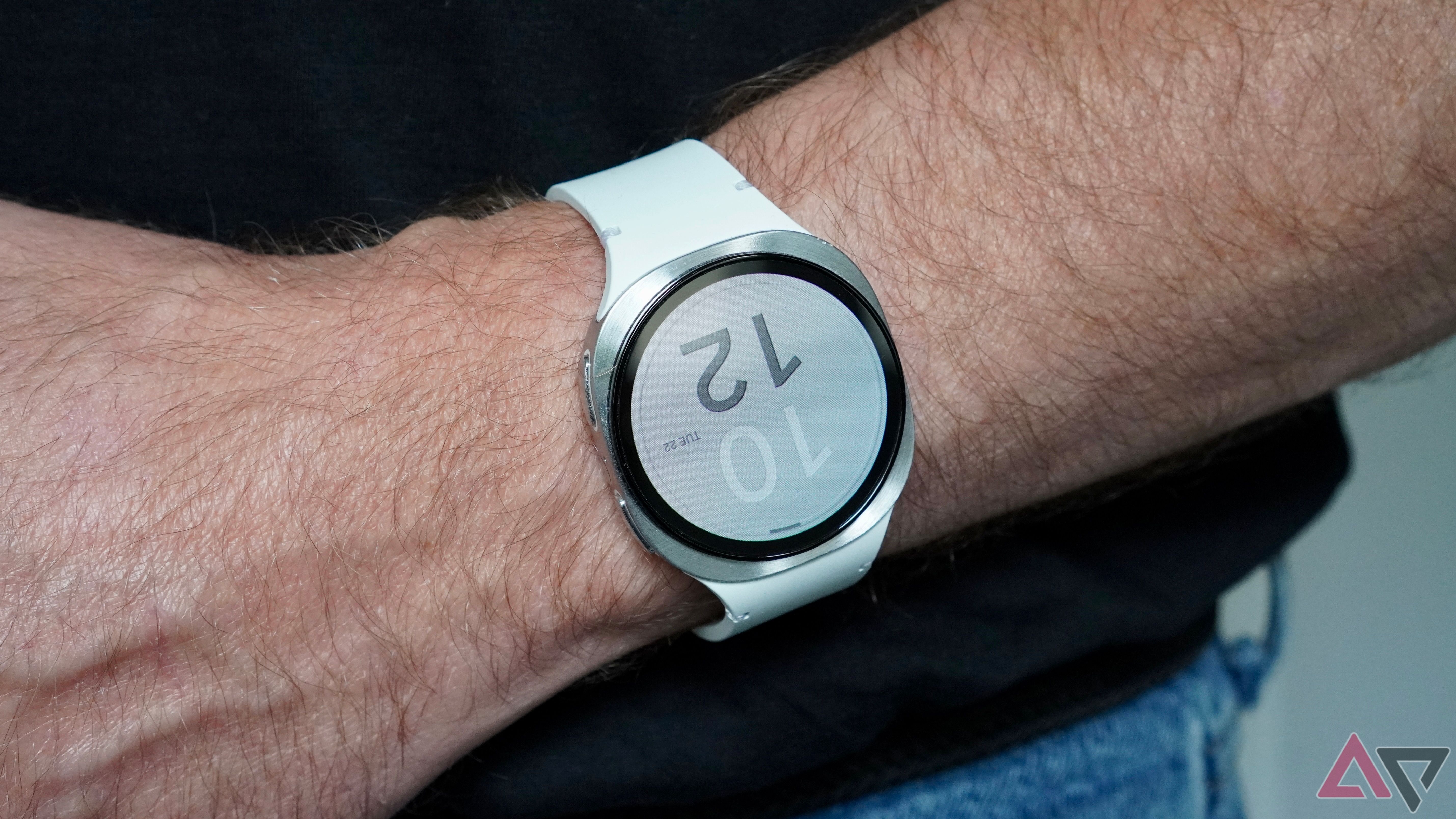 A person wearing the Samsung Galaxy Watch 8