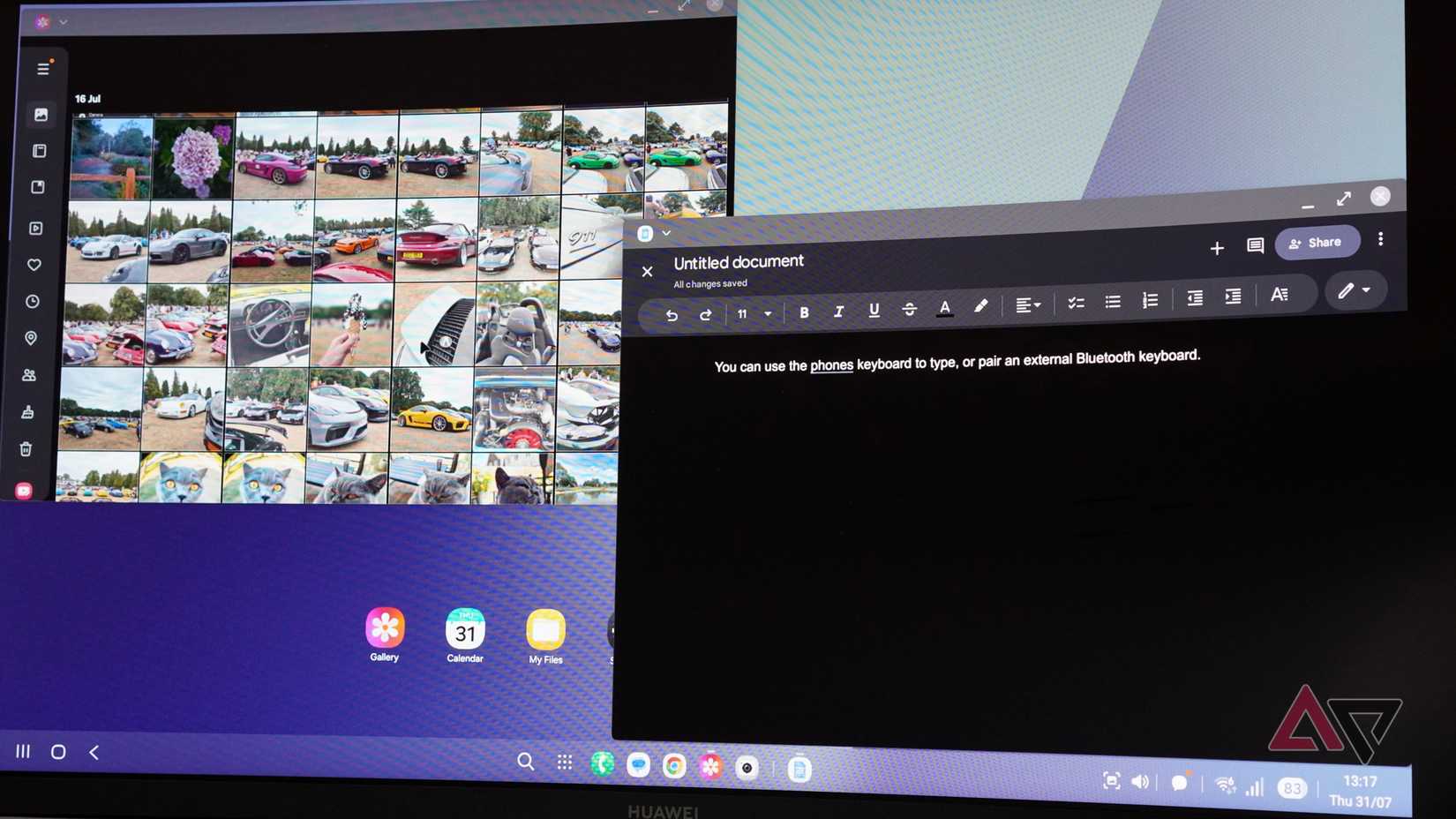 The back of the OnePlus Pad Lite