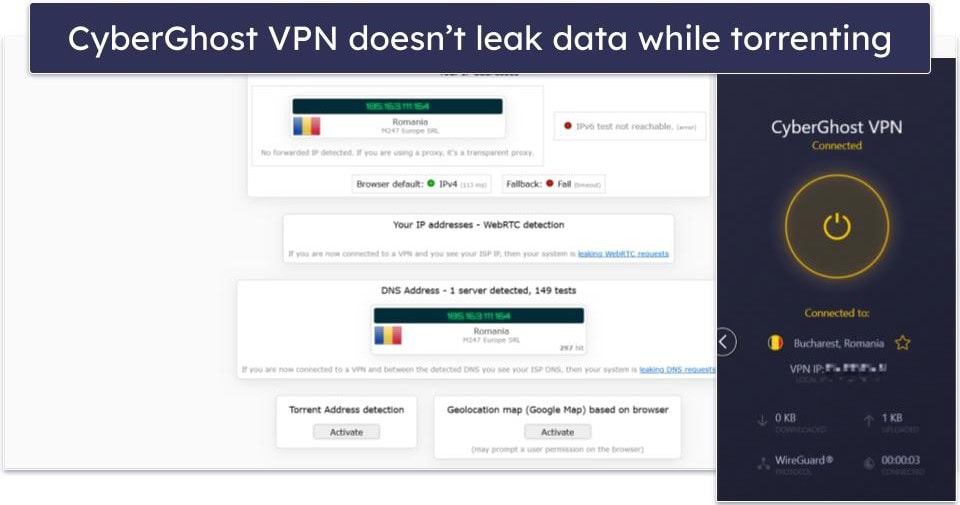 🥈2. CyberGhost VPN — Great Automation & Large P2P Server Network