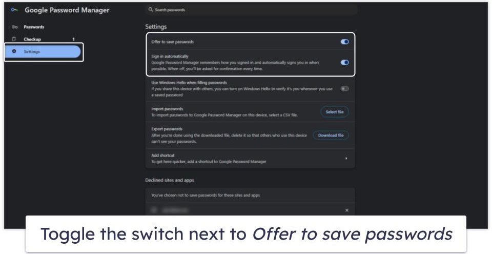 How to Manage Saved Passwords in Chrome