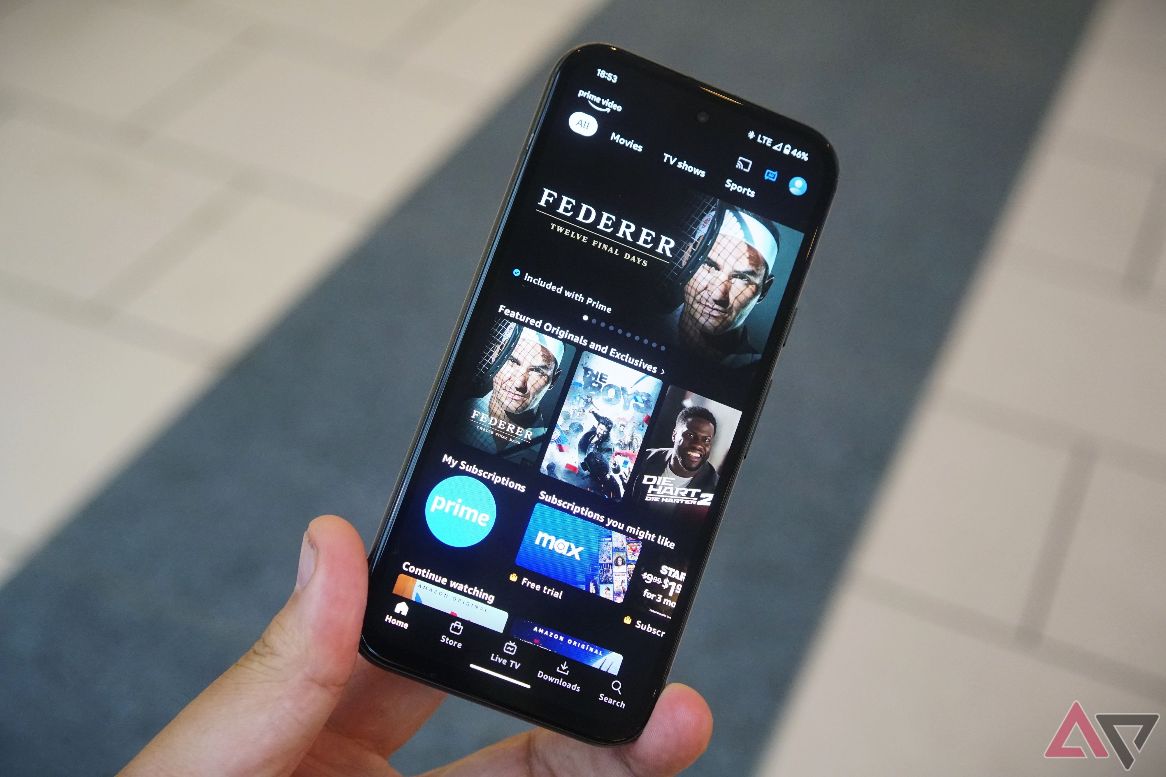A showcase of original series and streaming channels on Amazon Prime Video