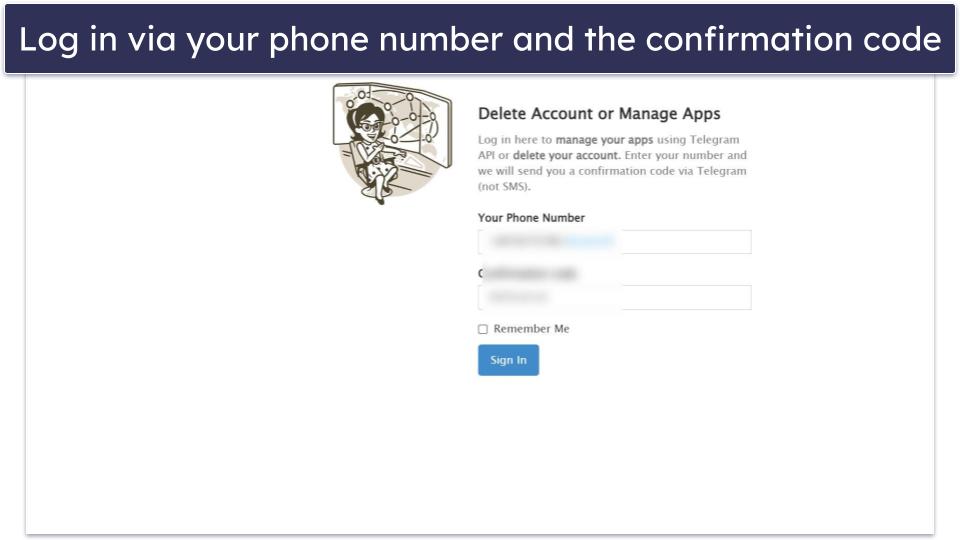 How to Delete Your Telegram Account