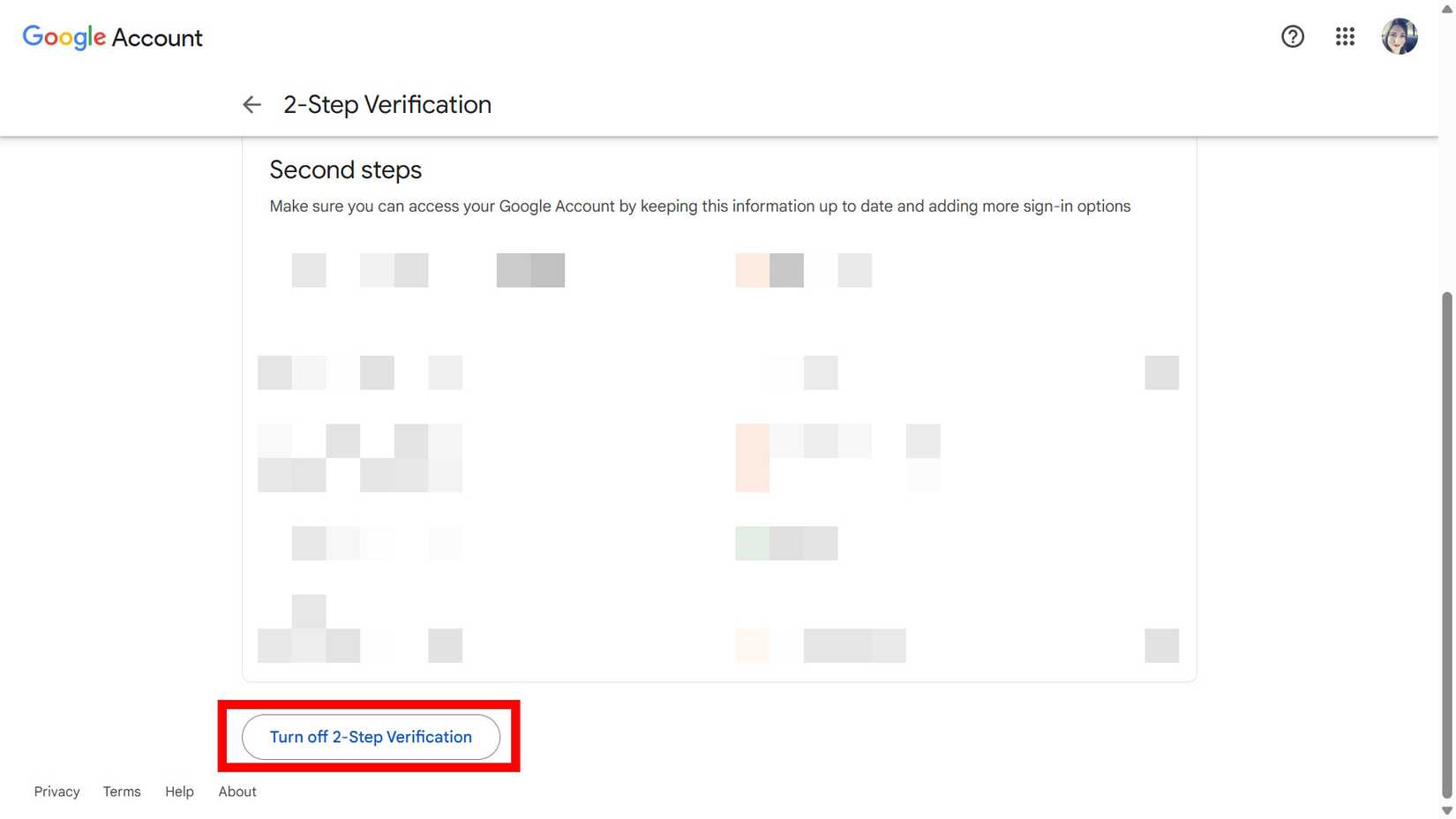 Google Fi plan web page held in hand