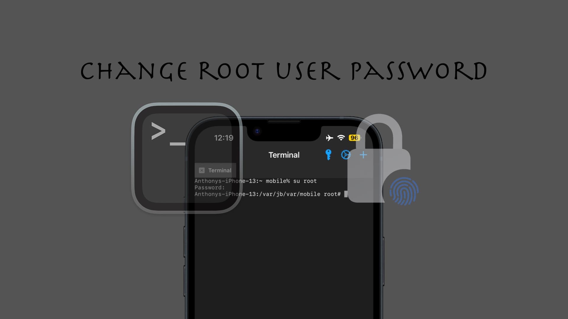 How to change root user password banner image.